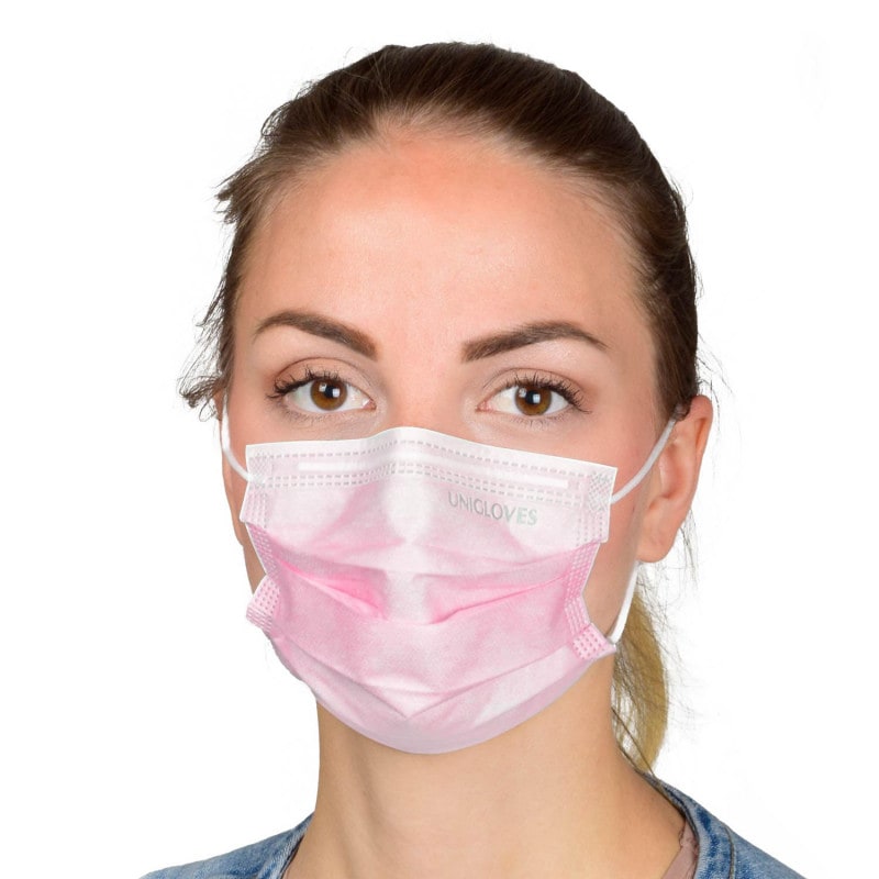 OP-Maske small UNIGLOVES blau - unsteriler Mundschutz mit hohem Tragekomfort und Filterwirkung - Med-Praxisbedarf