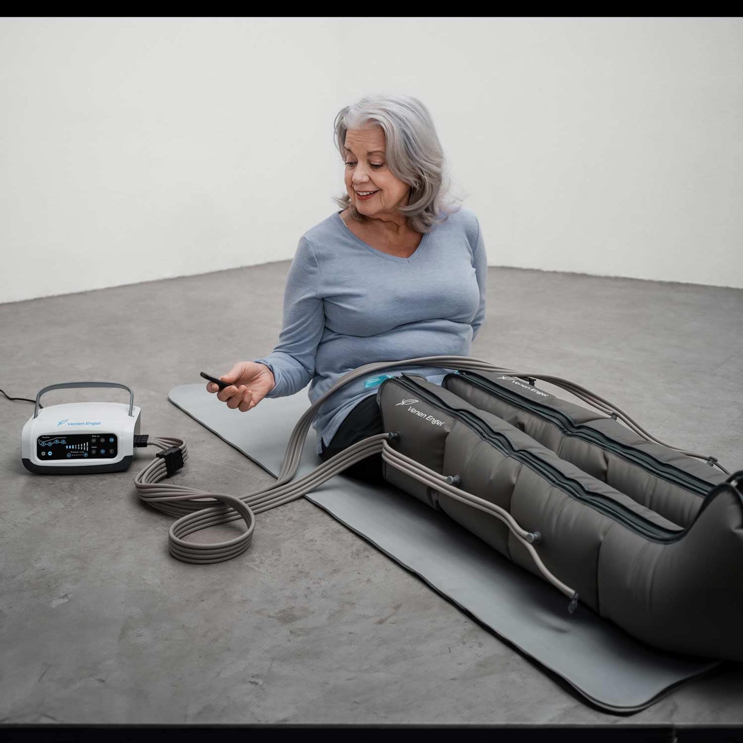 Venen Engel 4 Premium Massagegerät - Gleitwellenmassagegerät für Beine und Bauch - Med-Praxisbedarf