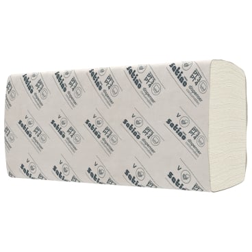Packung Satino smart Papierhandtücher - V-Falz-Format 24x23 cm, ideal für den Praxisbedarf - Med-Praxisbedarf