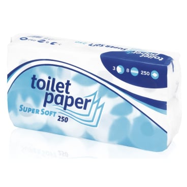 WEPA Professional Toilettenpapier 3-lagig - Super Soft Qualität in hochweiß - Med-Praxisbedarf