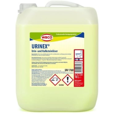WECO Urinex Konzentrat Großpackung - selbsttätig arbeitender Reiniger für Sanitärbereiche - Med-Praxisbedarf