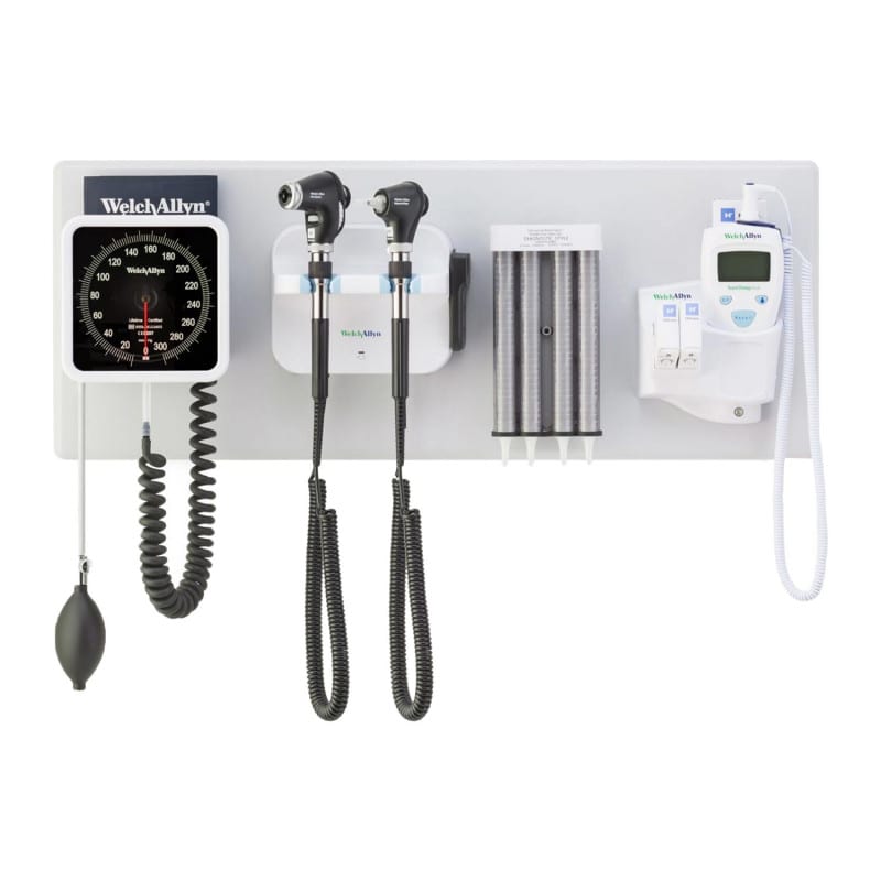 Medizinische Wandeinheit Green Series 777 - Mit zentralem Diagnostik-Equipment - Med-Praxisbedarf