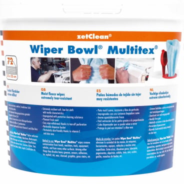 Wiper Bowl Feuchttuch im Einsatz - Reinigungstuch für Behandlungsliege, Instrumententisch und Geräte - Med-Praxisbedarf