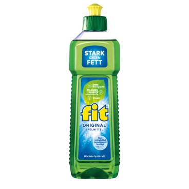 Fit Original Spülmittel Flasche - grüne Verpackung, praktischer Helfer für die Reinigung - Med-Praxisbedarf