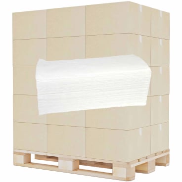 Hochweißes Handtuchpapier 25x23 cm - praktisch für den täglichen Einsatz in der Praxis - Med-Praxisbedarf