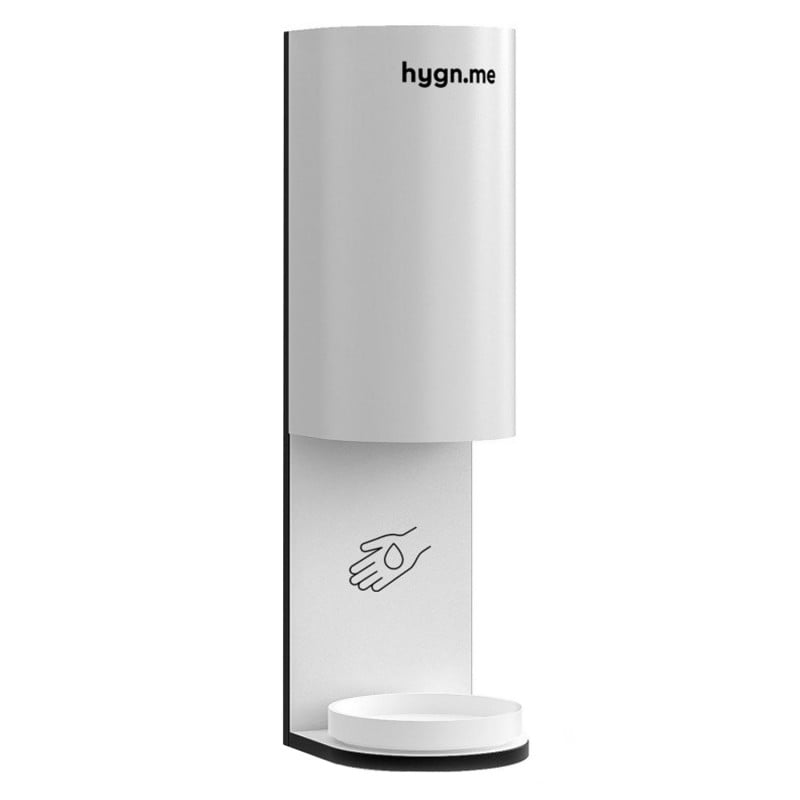 hygn.me Station III Händedesinfektionsmittelspender - designstark, für Arztpraxen - Med-Praxisbedarf