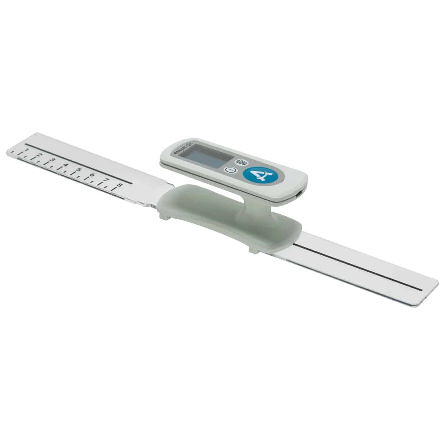 EasyAngle digitales Goniometer zur Gelenkwinkelmessung - weißes Gerät mit Display und Sensoren - Med-Praxisbedarf