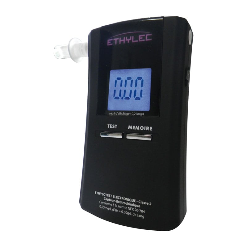 Ethylec Plus Testgerät Bedienung - mobiles Alkoholmessgerät für Ausatemluft-Analyse - Med-Praxisbedarf