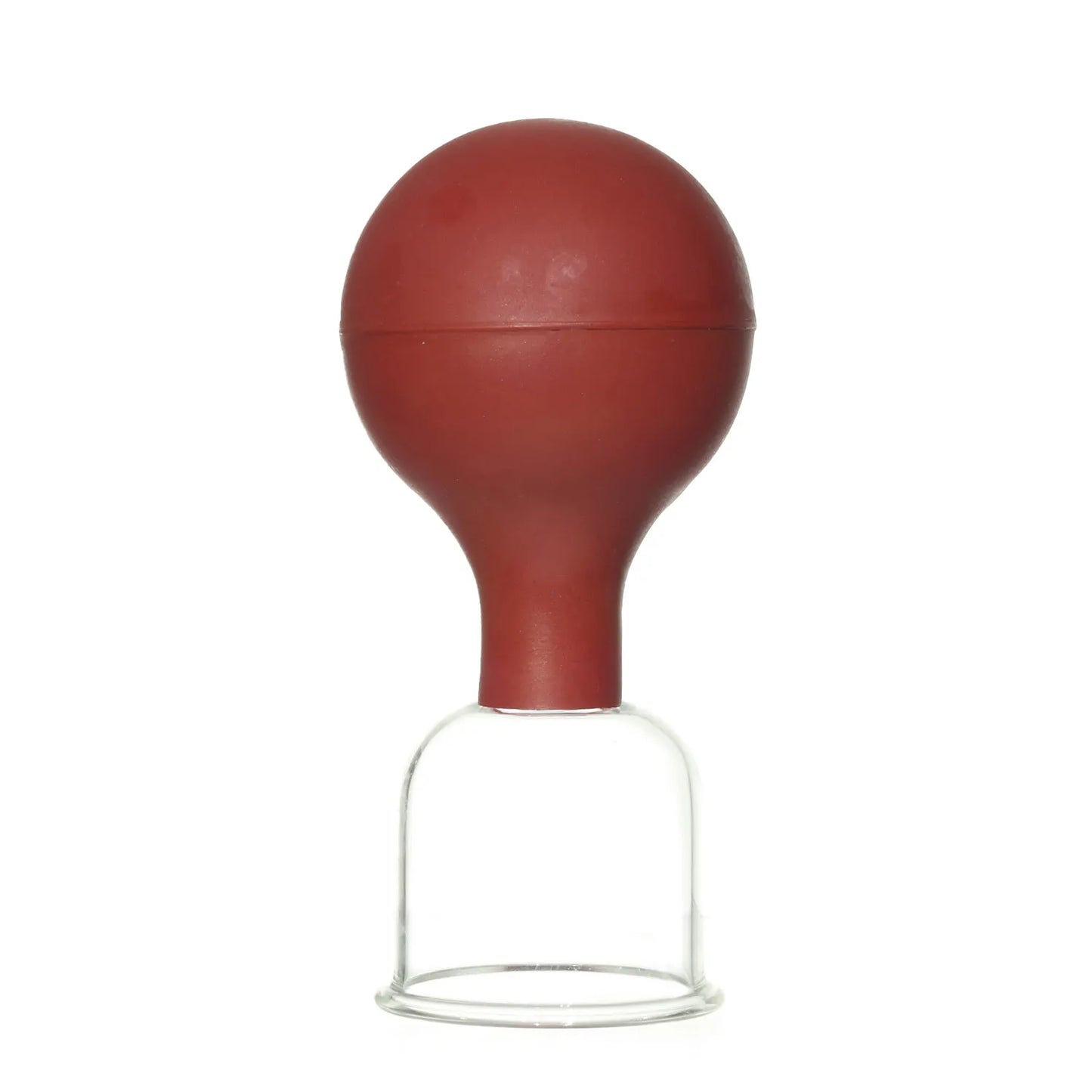 Schröpfglas mit Olive und Ball