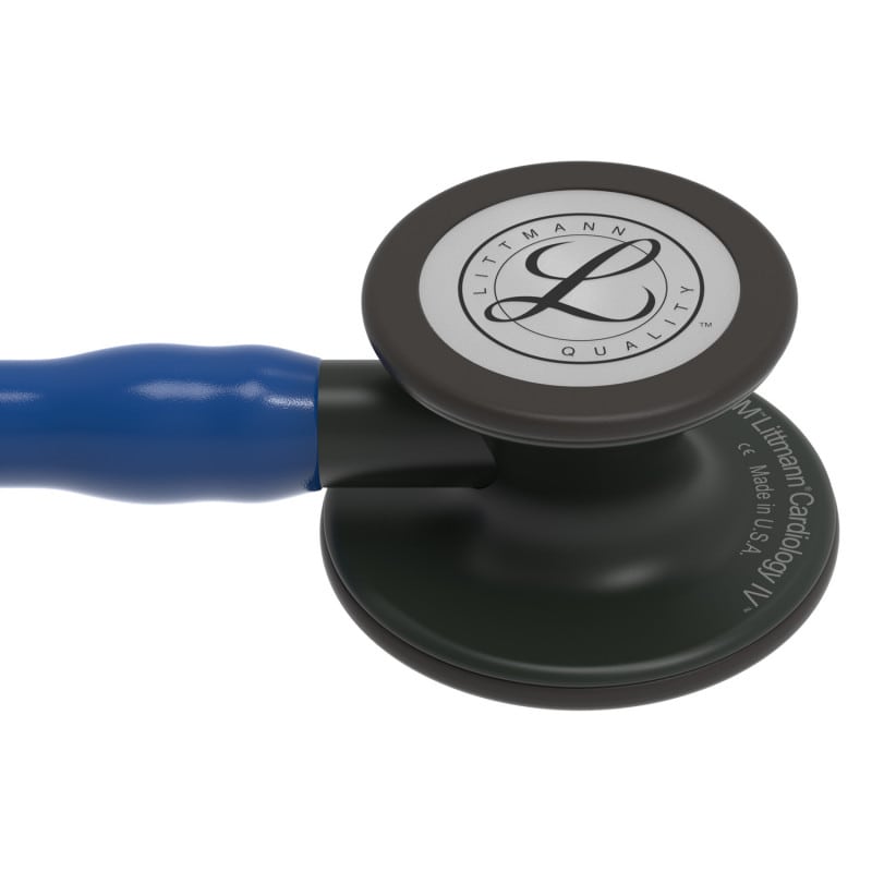 Littmann Cardiology IV Stethoskop - Stethoskop in Midnight Blue für Ärzte und Pflegepersonal - Med-Praxisbedarf