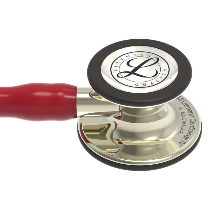 Littmann Cardiology IV Stethoskop - Ergonomische Ohrstücke aus weichem Silikon - Med-Praxisbedarf