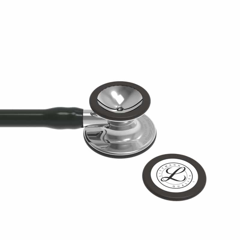 Littmann Cardiology IV Stethoskop - 3M Produkt in der Farbe Schwarz mit verspiegelten Bruststücken - Med-Praxisbedarf