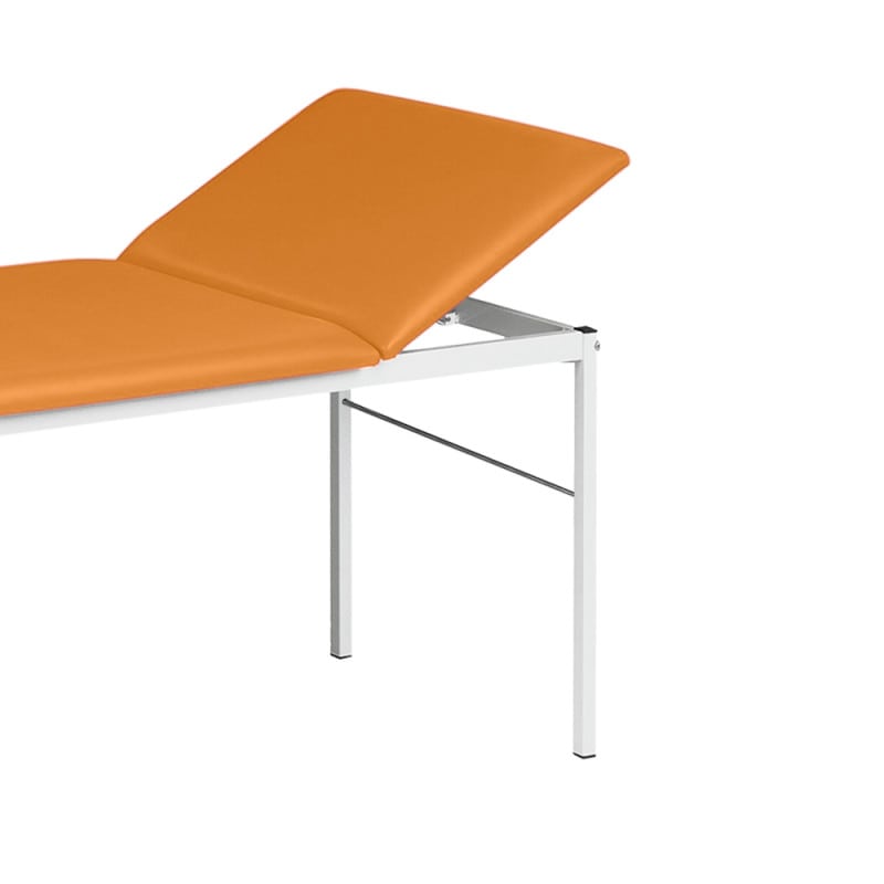 Medizinische Liege mit Kopfteilverstellung - für Praxis und Klinik, belastbar - Med-Praxisbedarf
