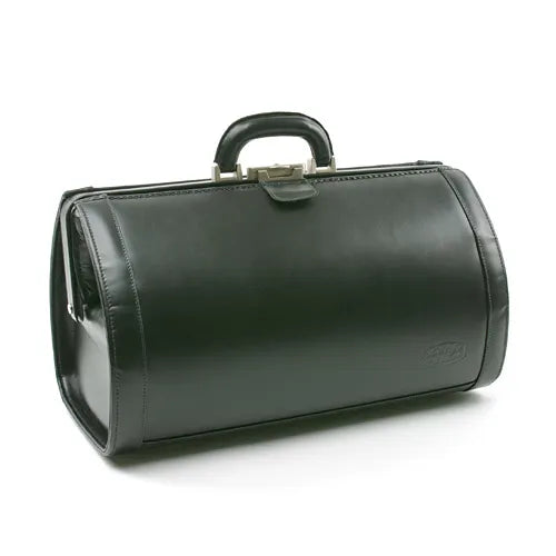 Leder Arzttasche Bradford von M.Wright & Sons - schwarz