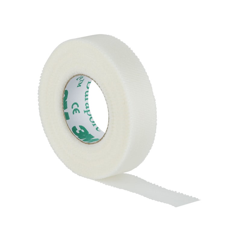 3M Durapore Fixierpflaster Rolle - hautfreundliches Klebepflaster für Klinik und Praxis - Med-Praxisbedarf