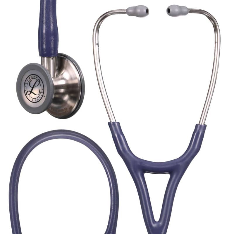 3M Littmann Cardiology IV Stethoskop Detailansicht - satinierte Oberfläche, Bruststück - Med-Praxisbedarf
