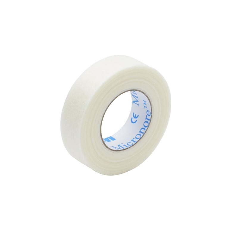 3M Micropore Pflasterrolle - weißes Vliesmaterial, sanft zur Haut - Med-Praxisbedarf