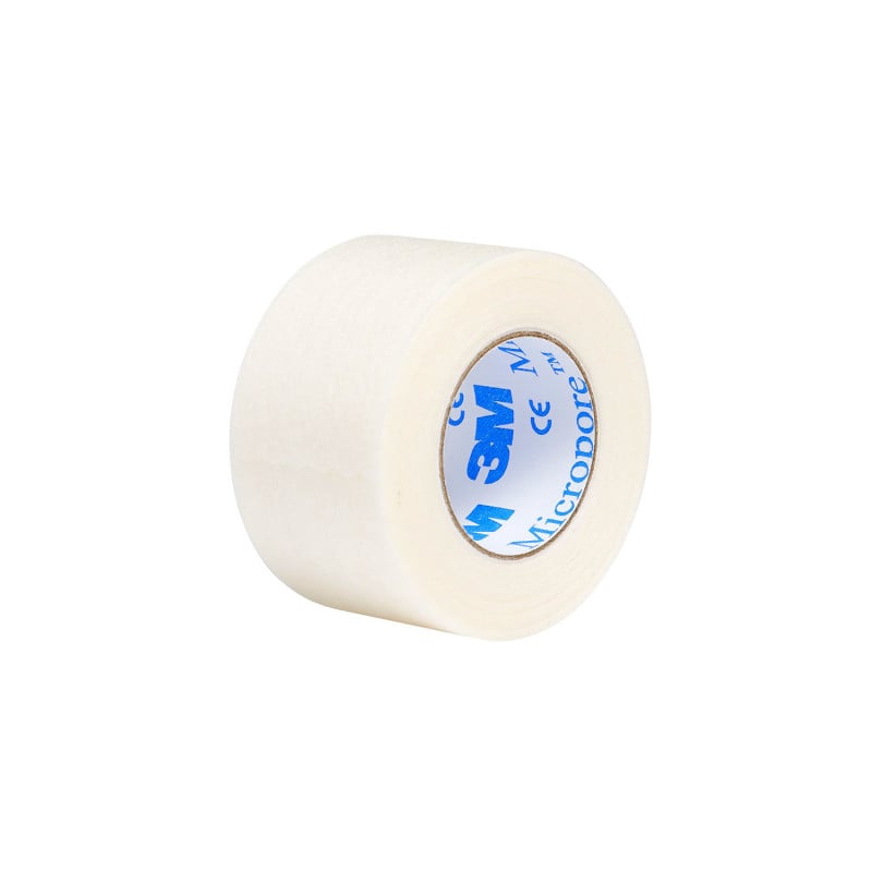 3M Micropore Vliespflaster Rolle - hypoallergenes Klebeband zur Wundfixierung - Med-Praxisbedarf