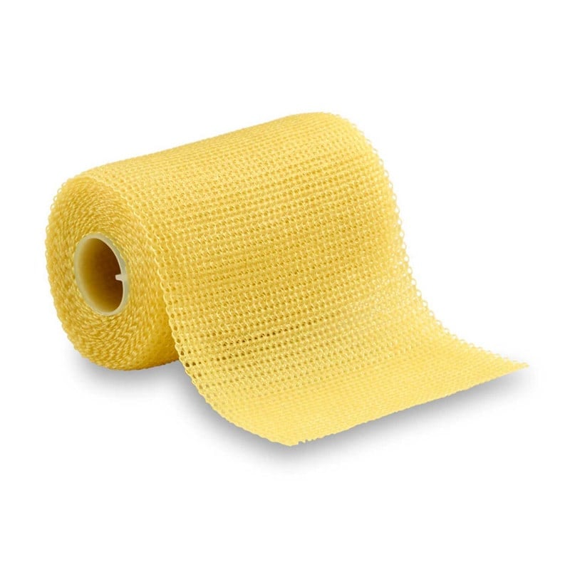 Scotchcast Plus Verbandsmaterial aufgerollt - zeigt Textur und Breite des Fiberglasmaterials - Med-Praxisbedarf