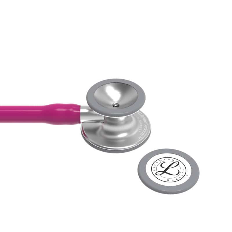 Littmann Cardiology IV Stethoskop - Stethoskop in plum, mit Namensschild-Gravur - Med-Praxisbedarf