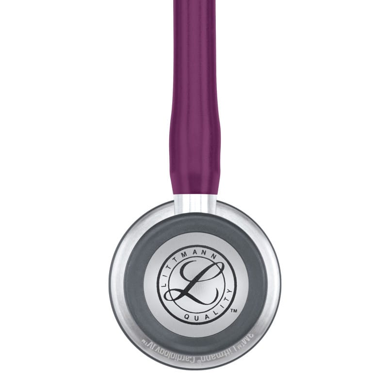 Littmann Cardiology IV Stethoskop - Stethoskop mit verstellbarem Ohrbügel in Silber - Med-Praxisbedarf