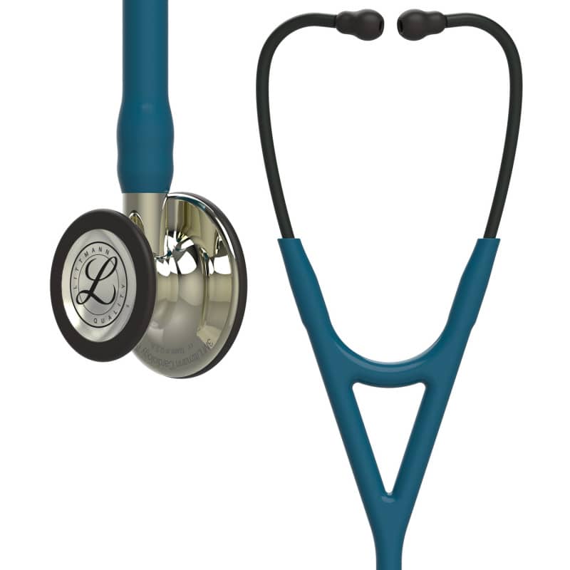 Littmann Cardiology IV Stethoskop - Stethoskop in der Farbe Burgund mit verspiegelten Bruststücken - Med-Praxisbedarf