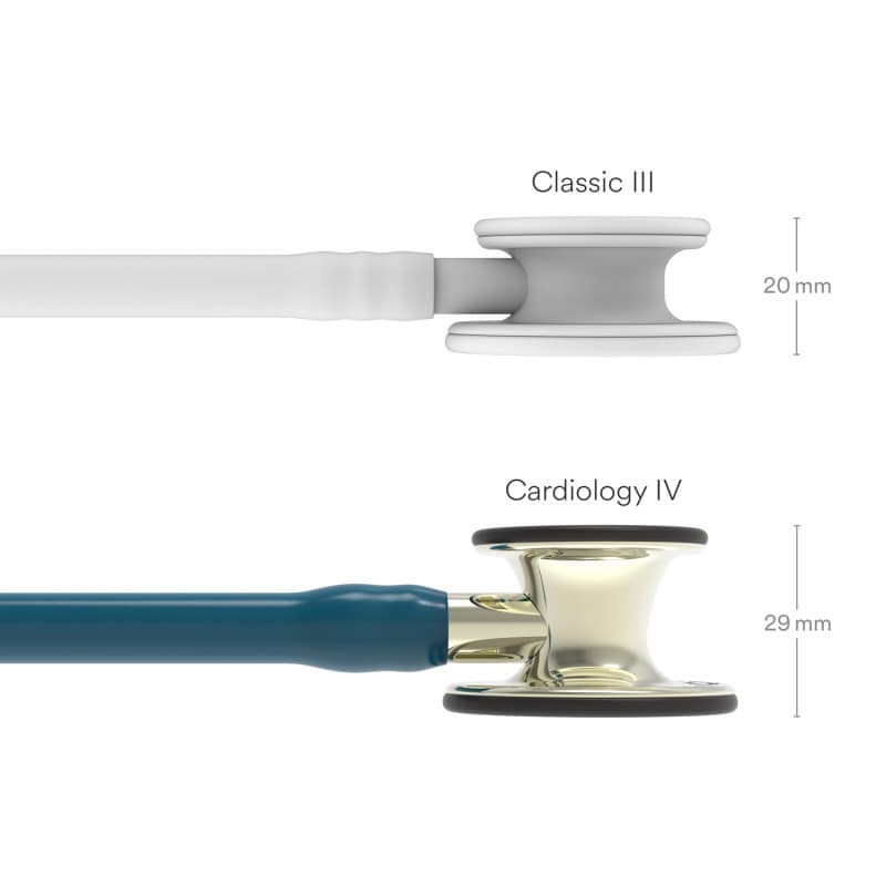 Littmann Cardiology IV Stethoskop - 3M Stethoskop für präzise Herz- und Lungengeräusche - Med-Praxisbedarf