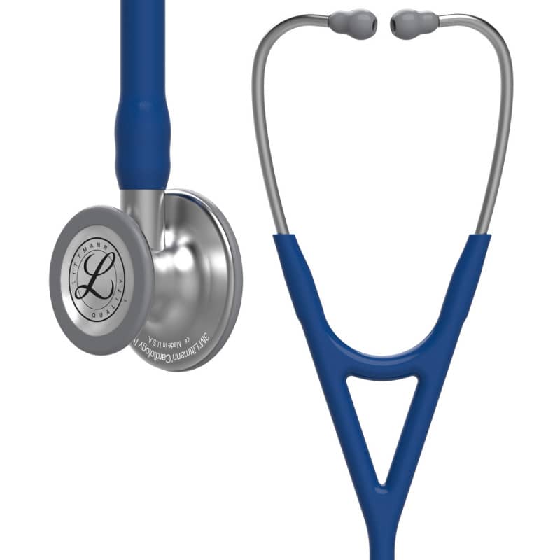 Littmann Cardiology IV Stethoskop schwarz - professionelles Doppelkopf-Stethoskop von 3M - Med-Praxisbedarf
