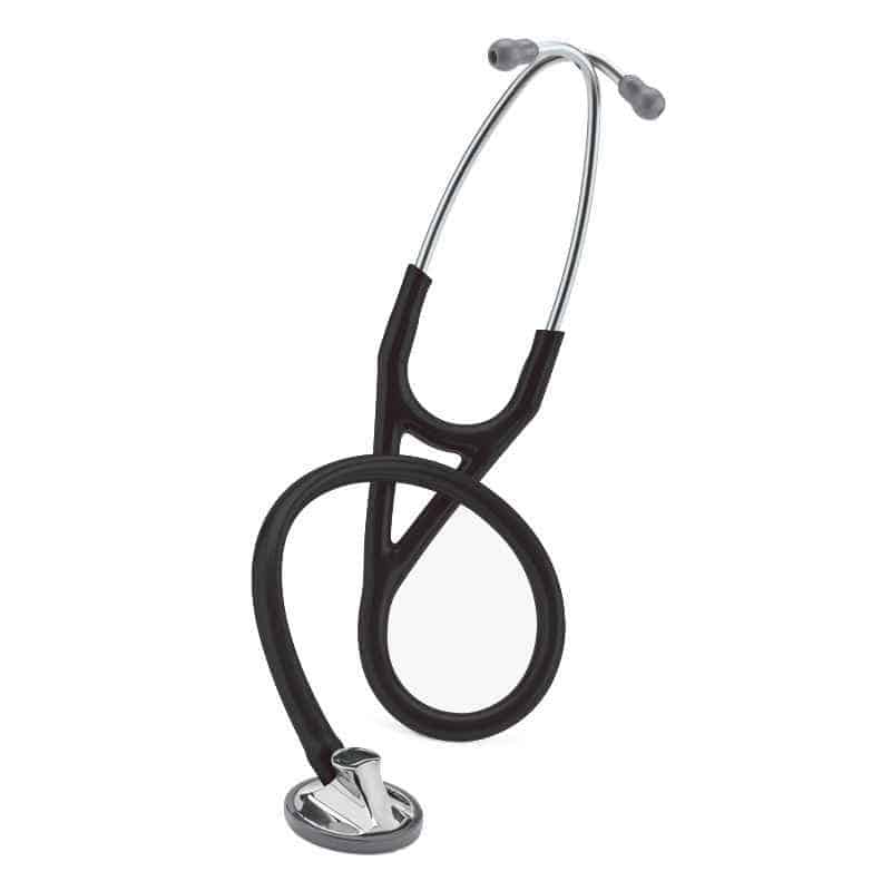 Littmann Master Cardiology Stethoskop schwarz - doppelseitige Brustkapsel, 27 Zoll Schlauch - Med-Praxisbedarf