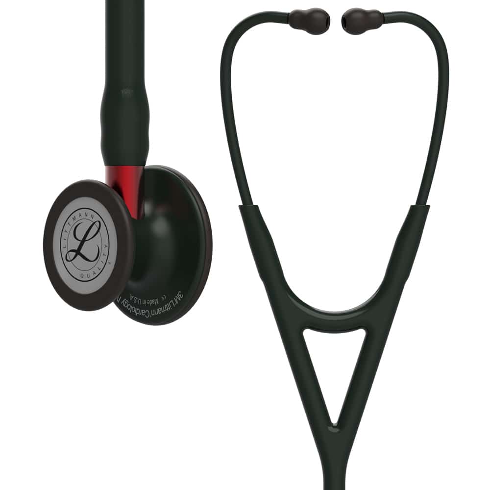 Littmann Stem-Edition Cardiology IV Stethoskop schwarz - limitierte Edition, STEM-Aufdruck - Med-Praxisbedarf