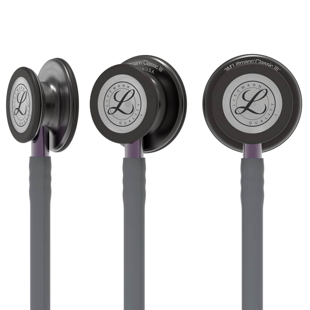 Littmann Stethoskop Stem-Edition Classic III - detailierte Aufnahme des verstellbaren Ohrbügels und der Oliven - Med-Praxi...