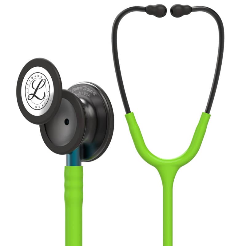 Littmann Classic III Stem-Edition - seitliche Ansicht des professionellen Stethoskops für Klinik und Praxis - Med-Praxisbe...