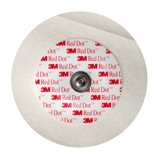 Red Dot Vlies-Elektroden 2239 3M - hypoallergen für empfindliche Haut, latexfrei - Med-Praxisbedarf