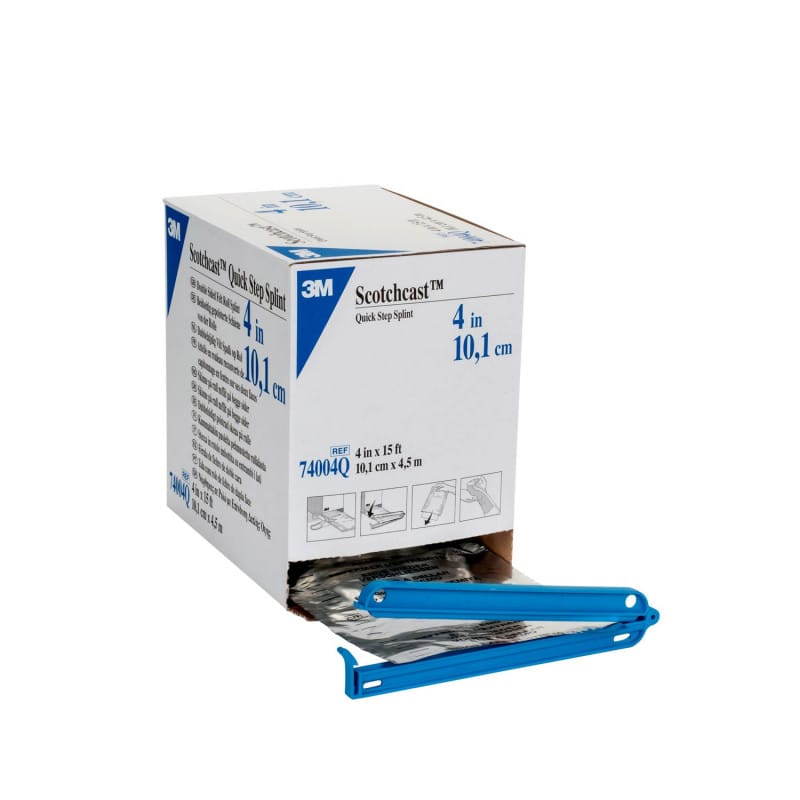 Beidseitig gepolsterte Quick Step Splint Schiene - von 3M Scotchcast - Med-Praxisbedarf