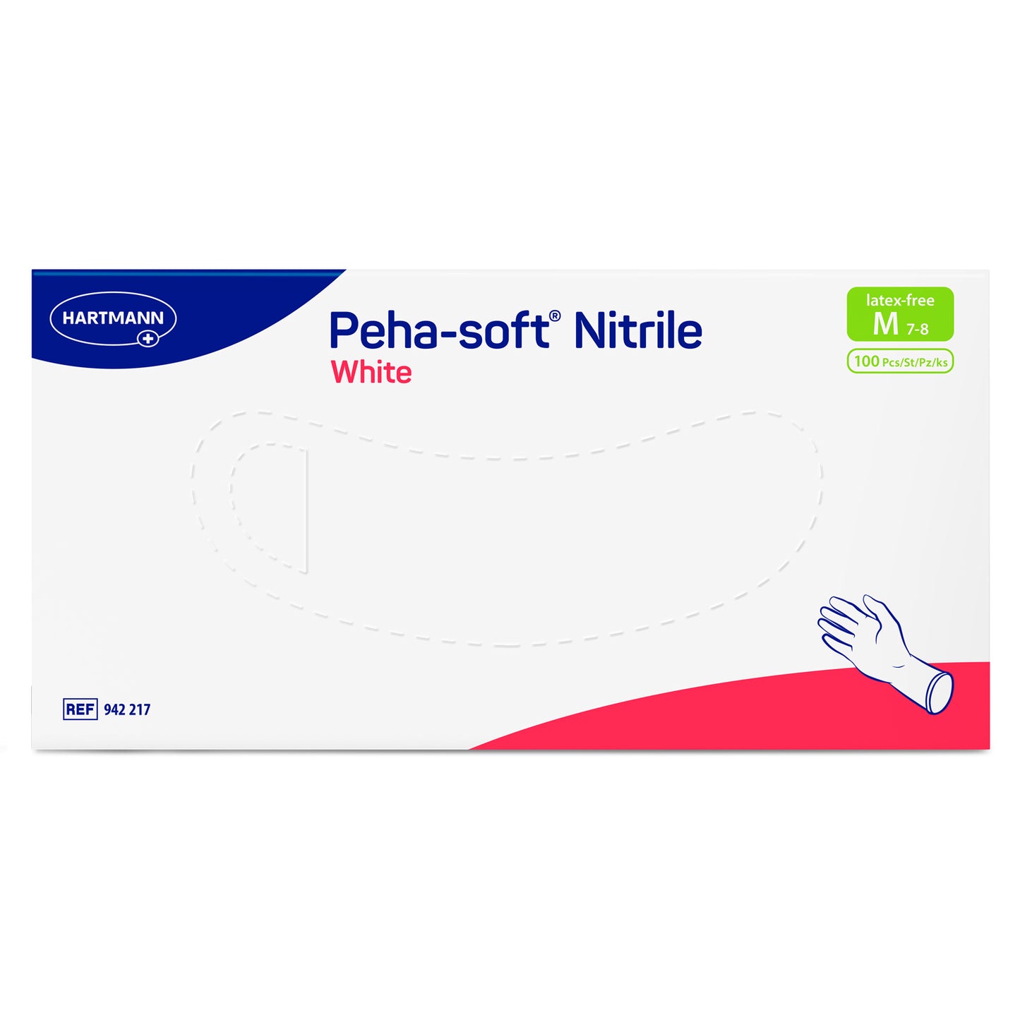 Nitrilhandschuhe Peha-soft nitrile white | M | EAN 4052199309590 | PZN 09339036 | günstig kaufen