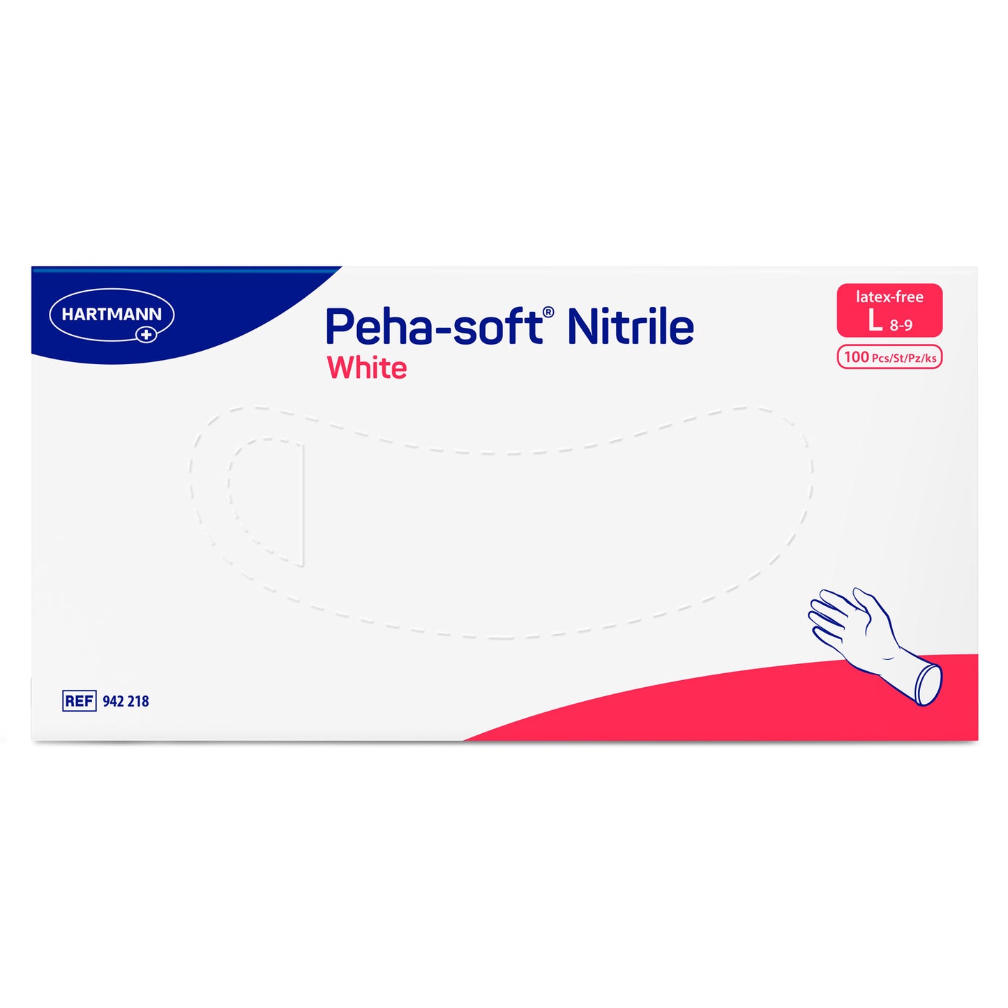 Nitrilhandschuhe Peha-soft nitrile white | L | EAN 4052199309620 | PZN 09339042 | günstig kaufen