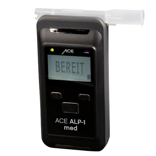 ACE ALP-1 med Alkoholtester - Gerät für medizinische Atemalkoholmessung, zuverlässig und präzise - Med-Praxisbedarf