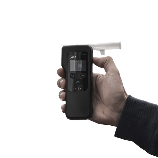 ACE Y Alkoholtestgerät - digitales Gerät für professionelle Alkoholkontrolle, präzise - Med-Praxisbedarf