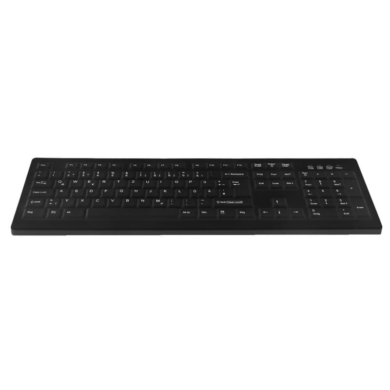 Medizinische PC-Tastatur AK-C8100 - wasserdichte und chemikalienbeständige Tastatur für Kliniken - Med-Praxisbedarf
