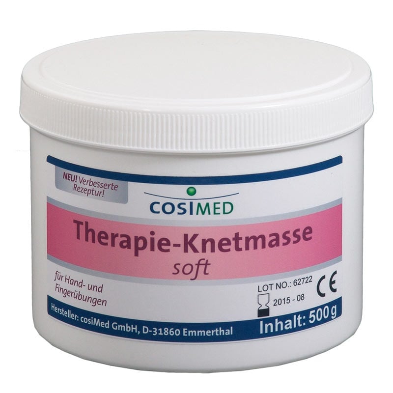 TheraPIE Knete in luftdichter Dose - Therapieknete für Ergotherapie und Physiotherapie - Med-Praxisbedarf