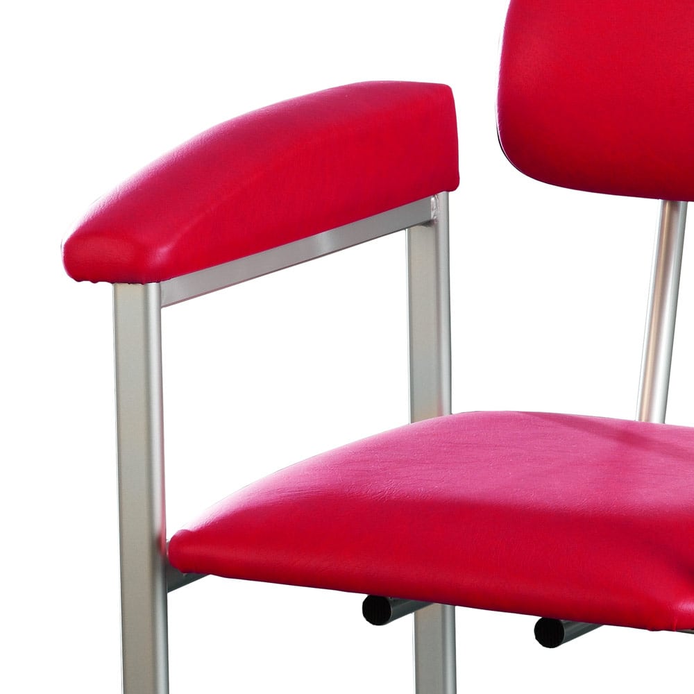 Blutabnahmestuhl mit Armlehnen - ergonomischer Stuhl für Behandlungsräume in Kliniken - Med-Praxisbedarf