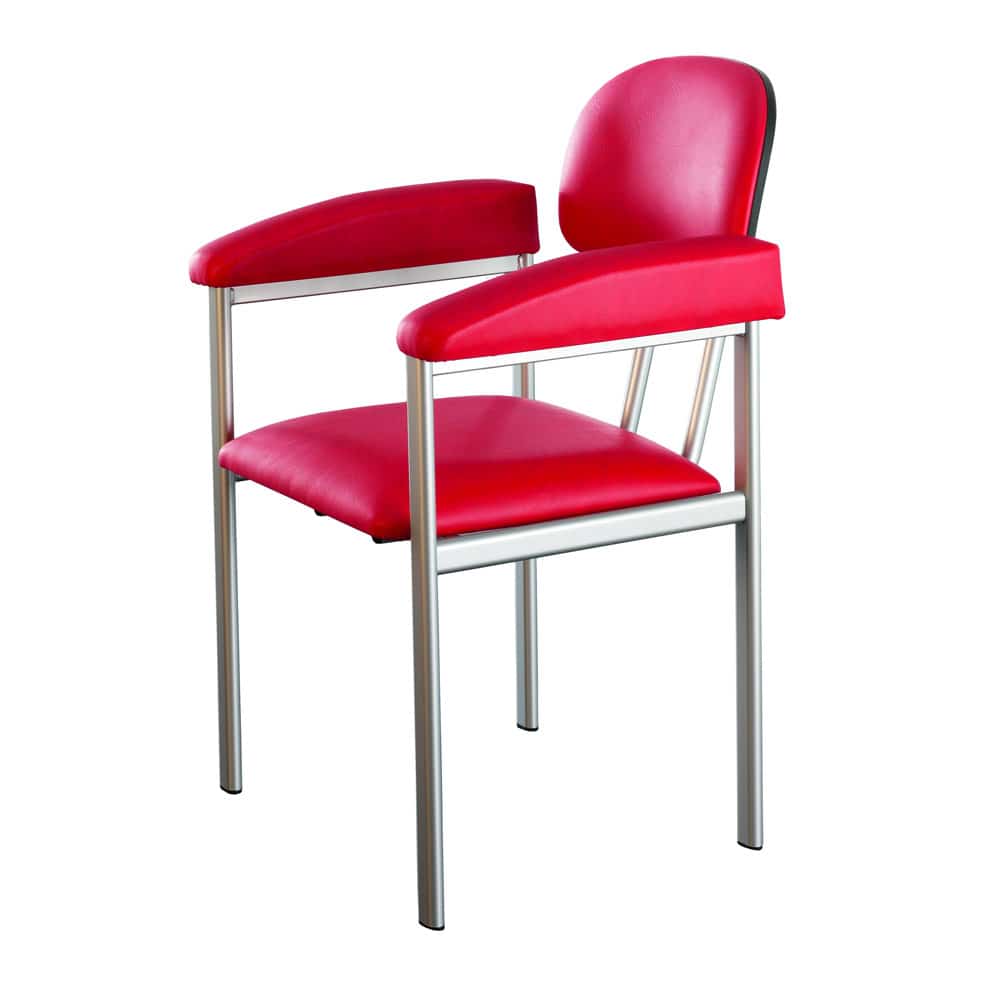 AGA Blutabnahmestuhl für Arztpraxen - hoher Patientenkomfort, Maße 90 x 65 cm - Med-Praxisbedarf