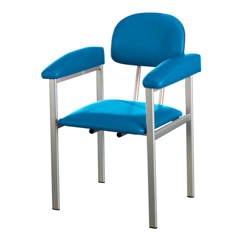 Ergonomischer Blutabnahmestuhl mit Armlehnen - stabile Ausführung für den Praxisalltag - Med-Praxisbedarf