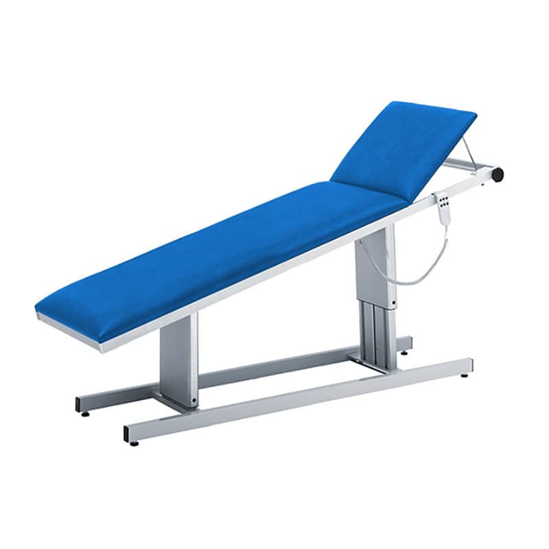 Elektrische Patientenliege DUO-LIFT - Detailansicht der Bedienelemente und Verstellung - Med-Praxisbedarf