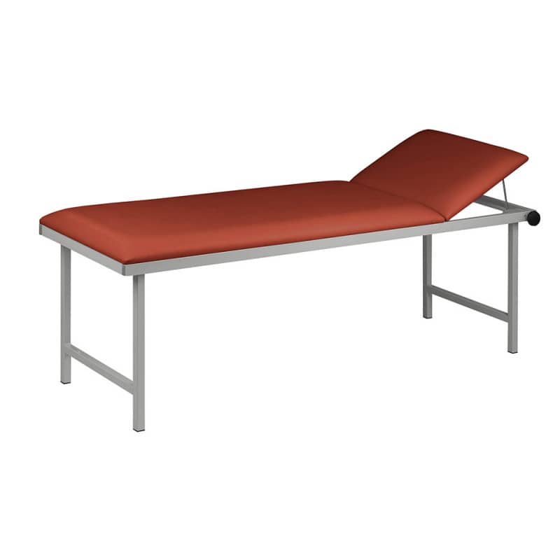 EKG-Liege Modell AGA - Verstellbares Kopfteil, Höhe 65 cm, für Diagnostik - Med-Praxisbedarf