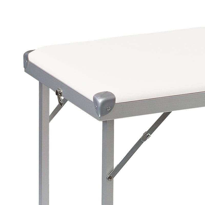 Koffer-Massagebank Seitenansicht - stabile Konstruktion, klappbar, nur 16 kg - Med-Praxisbedarf