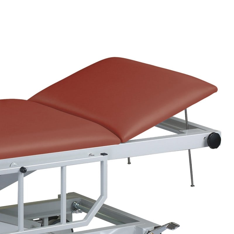 Patiententransportliege hydraulisch höhenverstellbar - mit Zentralverstellung und Sicherheitsbügeln - Med-Praxisbedarf