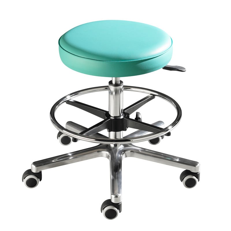 Praxishocker für Großgewachsene von AGA - ergonomische Rückenlehne, höhenverstellbar - Med-Praxisbedarf
