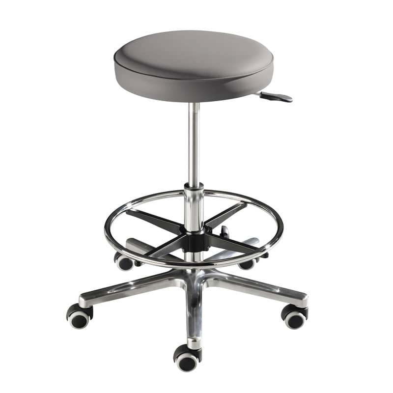 Ergonomischer Praxishocker Großgewachsene - mit Gasfeder, stabile Ausführung - Med-Praxisbedarf