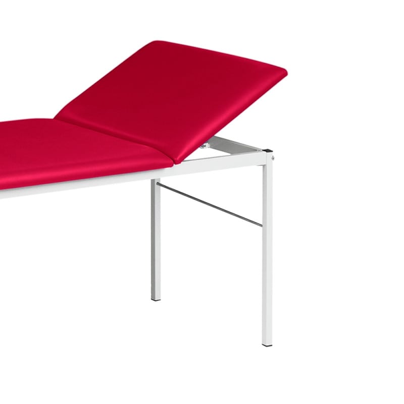 Ergonomische Untersuchungsliege mit Kopfteilverstellung - inklusive Papierrollenhalterung - Med-Praxisbedarf